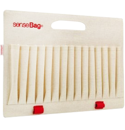 Пенал-органайзер для 30 маркеров Copic SenseBag тканевый бежевый с держателем